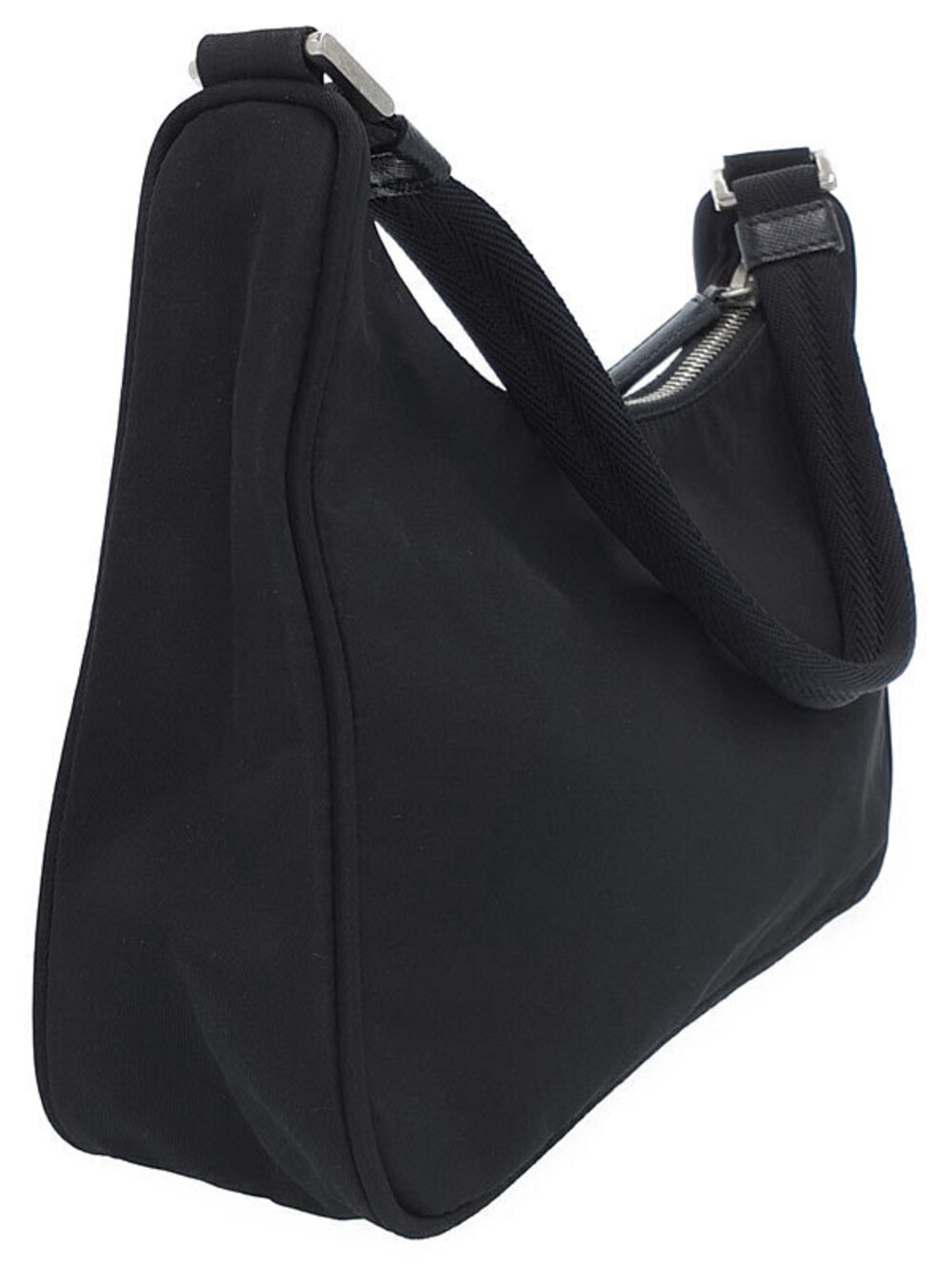 Prada 2000 Shoulder ReEdition tessuto black bag